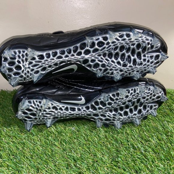Nike Alpha Huarache 7 Pro Lacrosse Black Metallic CJ0265-001 Men’s Size 9 NEW main image 5